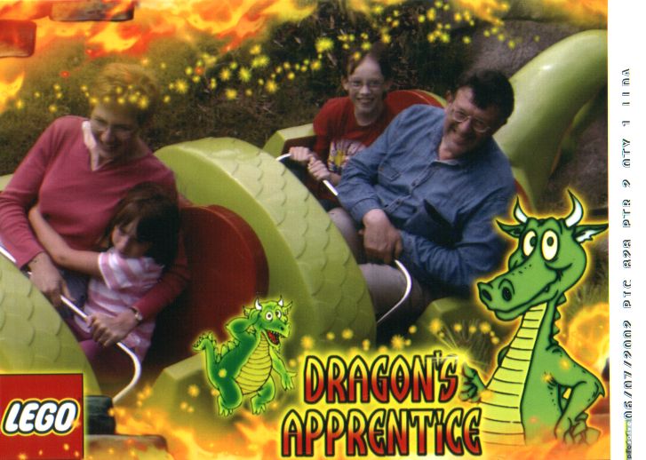 Drachenfahrt in Legoland